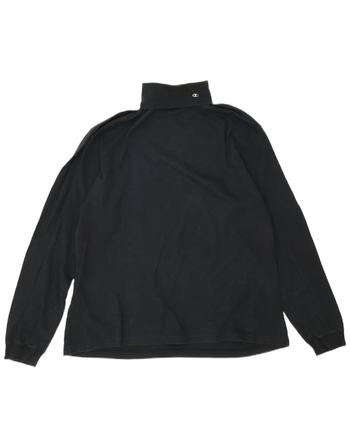 Мужской топ Champion с длинным рукавом 2XL, черный хлопок