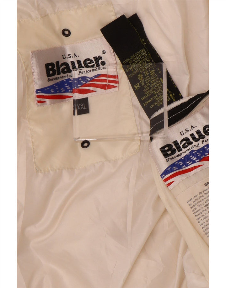 Женская стеганая куртка Blauer UK 20 2XL Белый полиамид