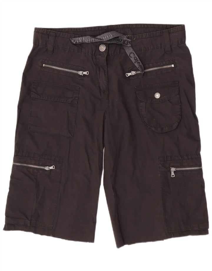 Женские шорты карго Calvin Klein Jeans W32, средний черный хлопок