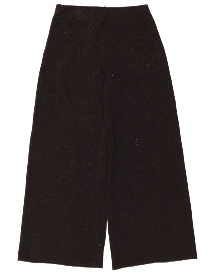 Женские повседневные широкие брюки Zara W28 L28, черные, полиэстер