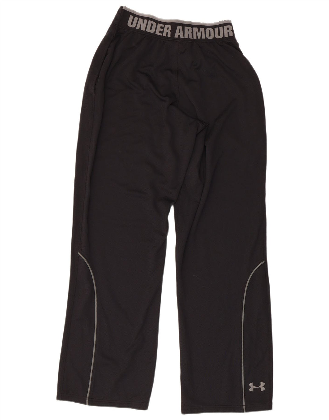 UNDER ARMOUR Mens Graphic Loose Fit Tracksuit Trousers Small  Black