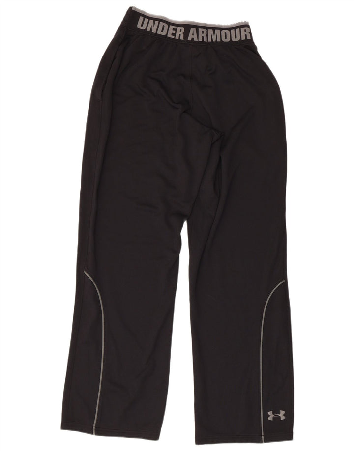 UNDER ARMOUR Mens Graphic Loose Fit Tracksuit Trousers Small  Black