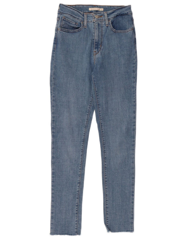 Женские джинсы скинни Levi's 721 с высокой посадкой W27 L27, синие, хлопок