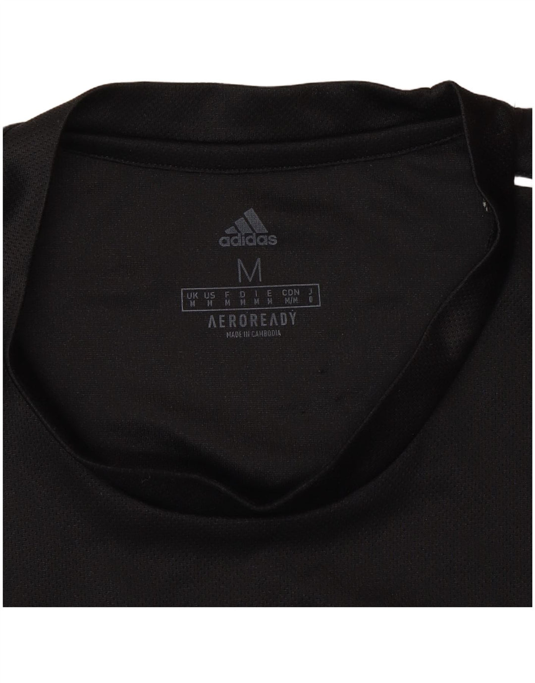 Мужская футболка Adidas Aeroready, средний черный