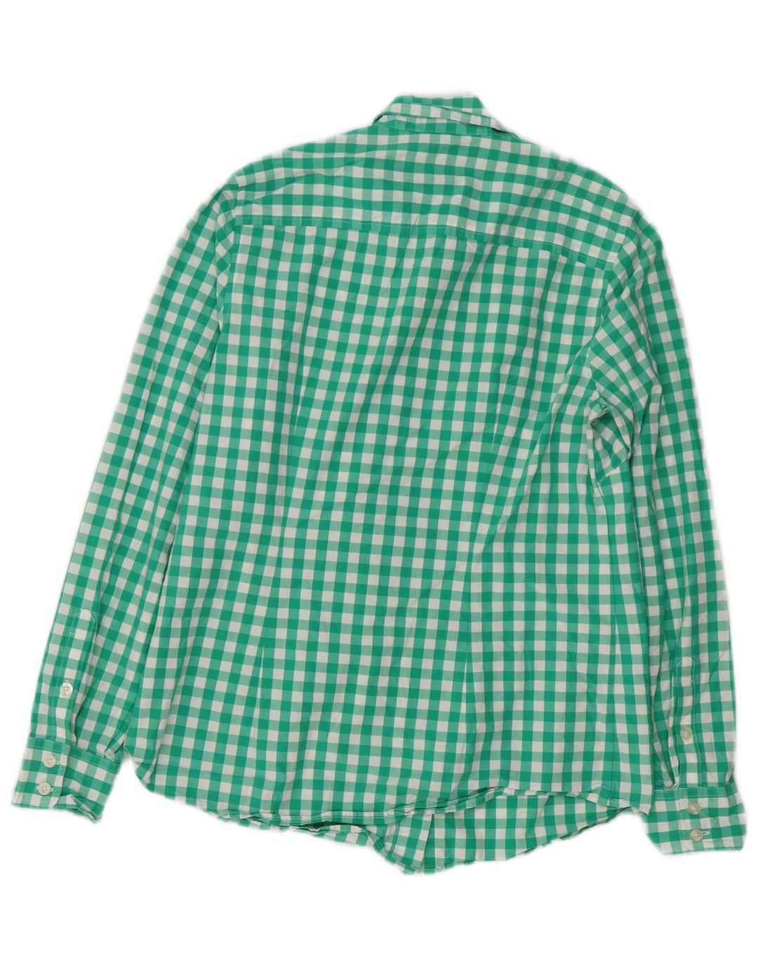 VINEYARD VINES Женская рубашка US 6, средний зеленый цвет в мелкую клетку, хлопок