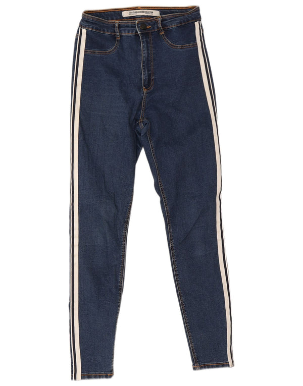 Женские джинсы скинни Zara Trafaluc EU 38, маленькие W28 L26, синие, хлопок