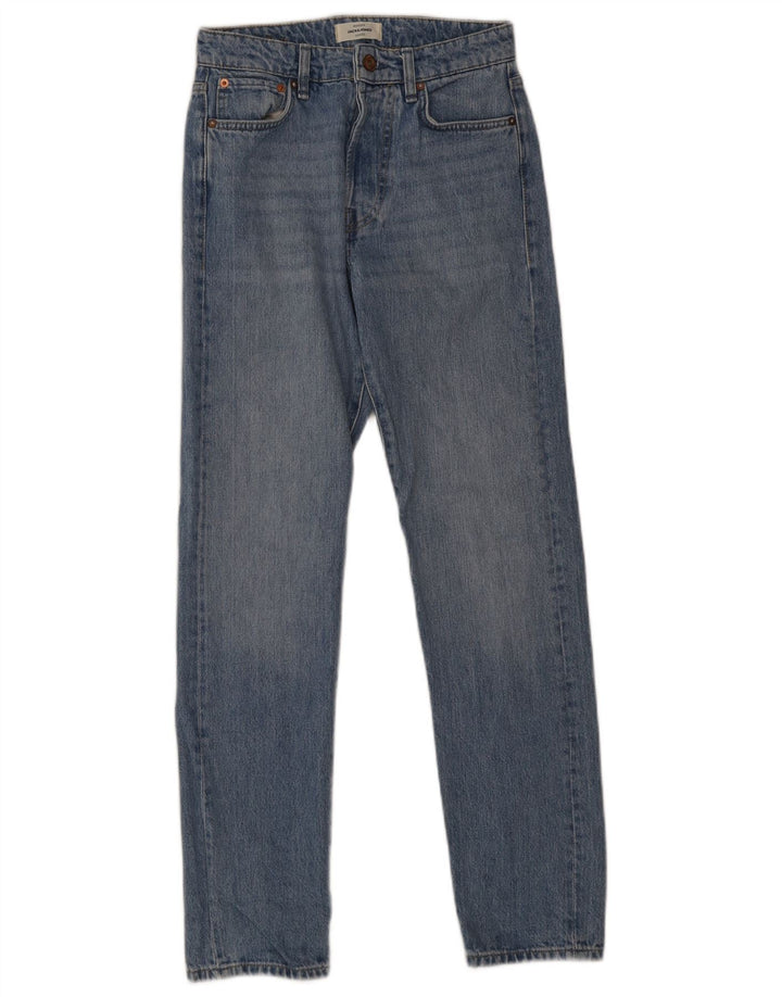 Мужские узкие джинсы Jack & Jones W27 L32, синий хлопок