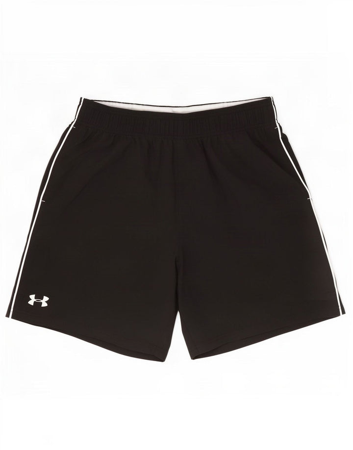 Мужские спортивные шорты с рисунком Under Armour, большие черные