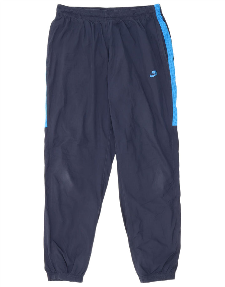 Мужские спортивные брюки Nike Joggers XL, темно-синие, полиэстер с цветными блоками