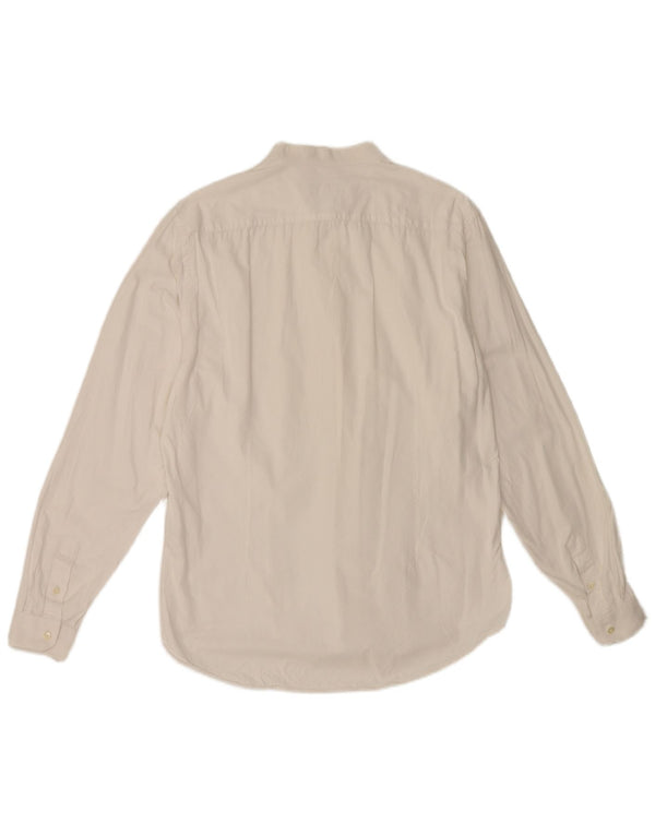 Мужская рубашка узкого кроя Zara XL, белый хлопок