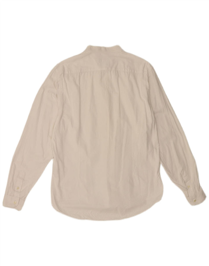Мужская рубашка узкого кроя Zara XL, белый хлопок