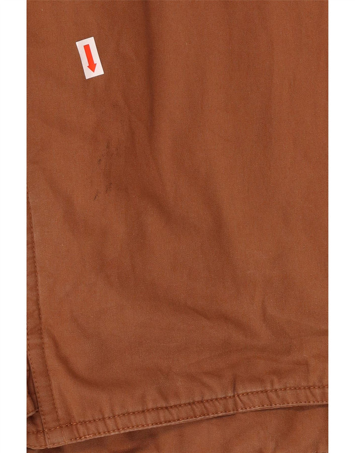 MONTEDORO Мужская куртка-бомбер в стиле милитари IT 52 XL Коричневый хлопок