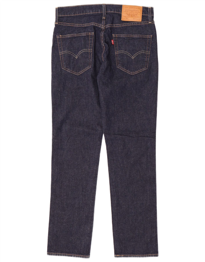 Мужские джинсы Levi's 511 Slim W32 L30 Темно-синие, хлопок