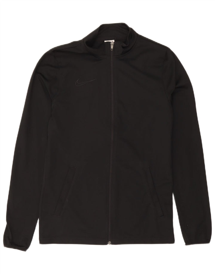 Мужская спортивная куртка Nike Dri Fit, маленький черный полиэстер