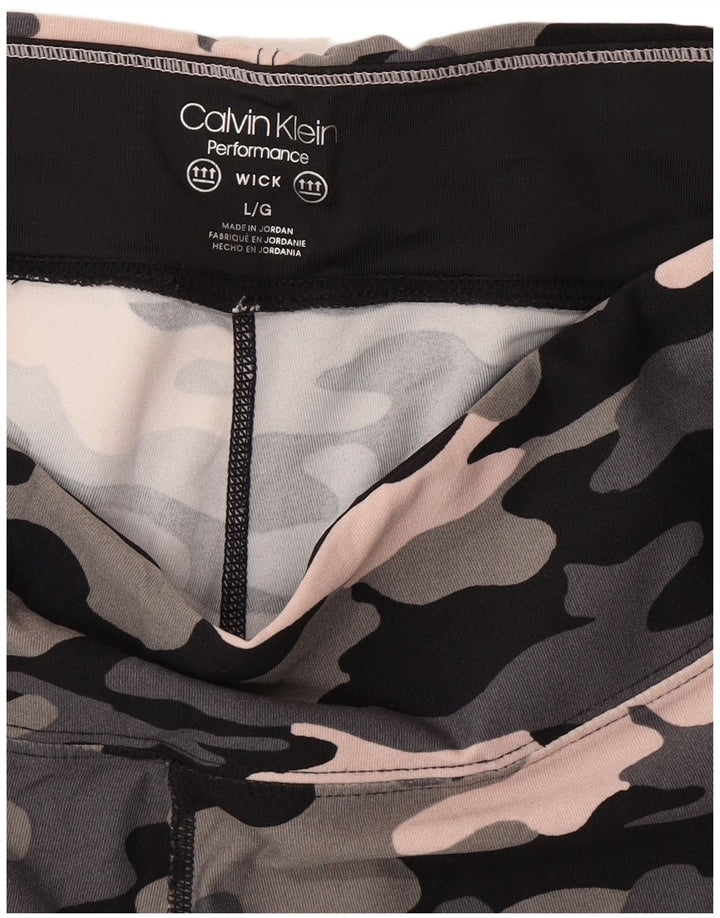 Женские леггинсы Calvin Klein Performance UK 16, большие разноцветные