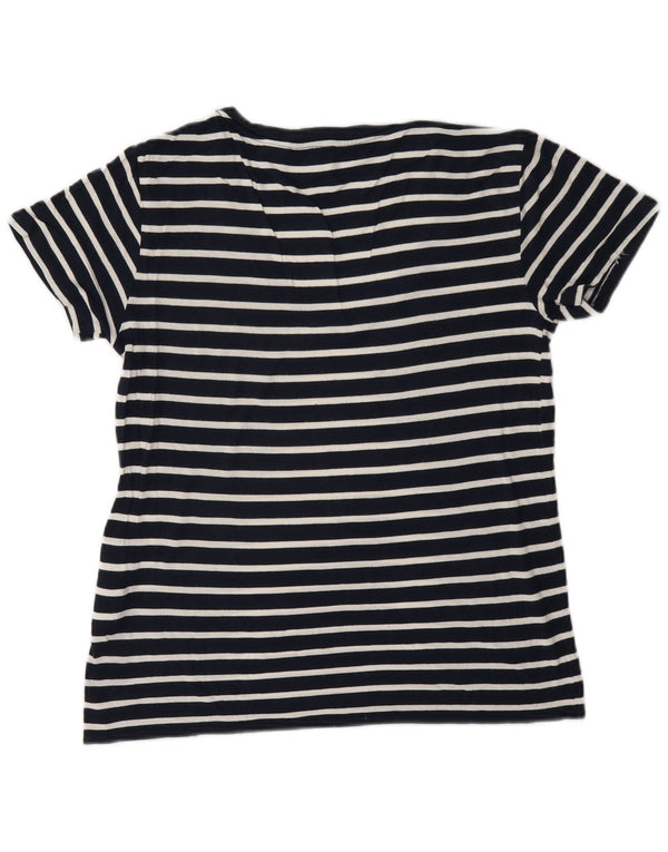 Женская футболка оверсайз Levi's Top UK 6 XS Темно-синяя полоска