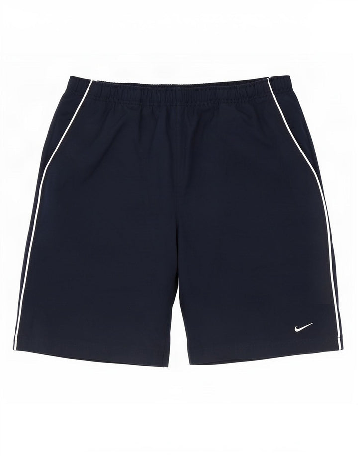 Мужские спортивные шорты Nike XL темно-синие из полиэстера