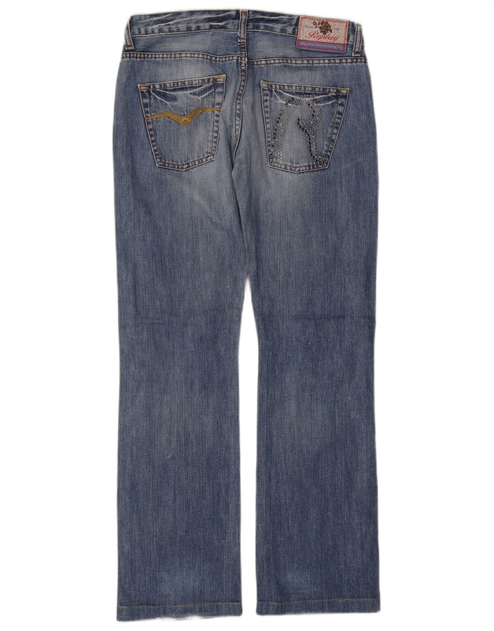 Джинсы женские прямые REPLAY W28 L30 синие, хлопок