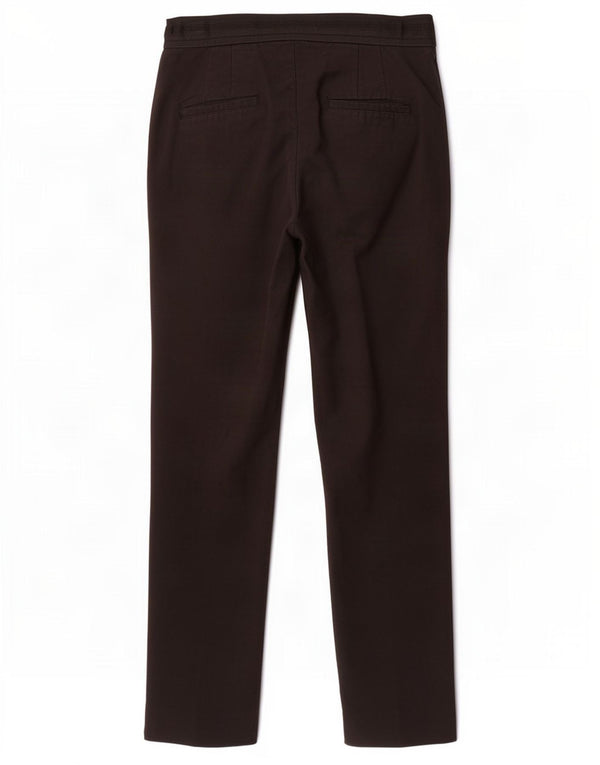 Женские прямые брюки чинос Zara, большие, черные, хлопковые, W30 L28