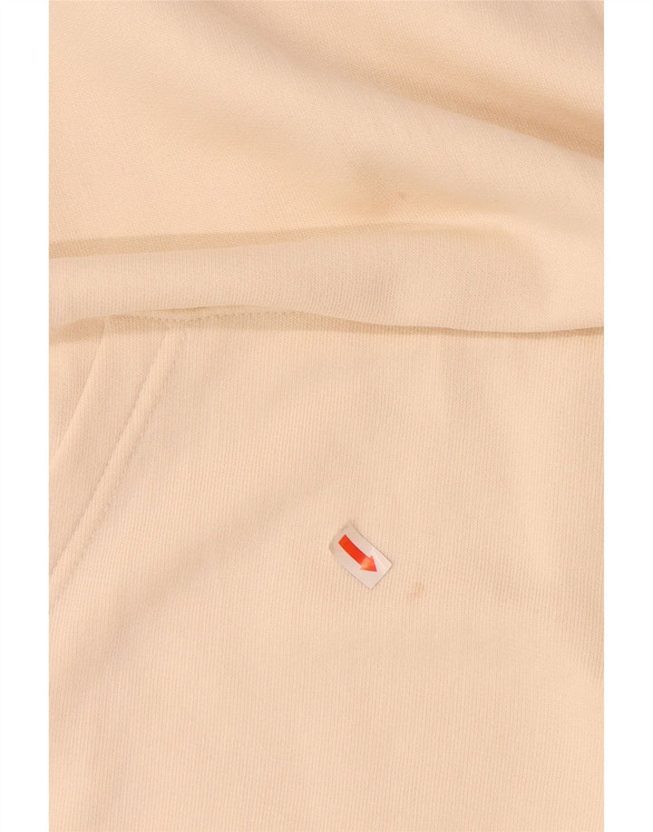 Мужской джемпер с капюшоном LEE с рисунком, большой размер, бежевый, хлопок