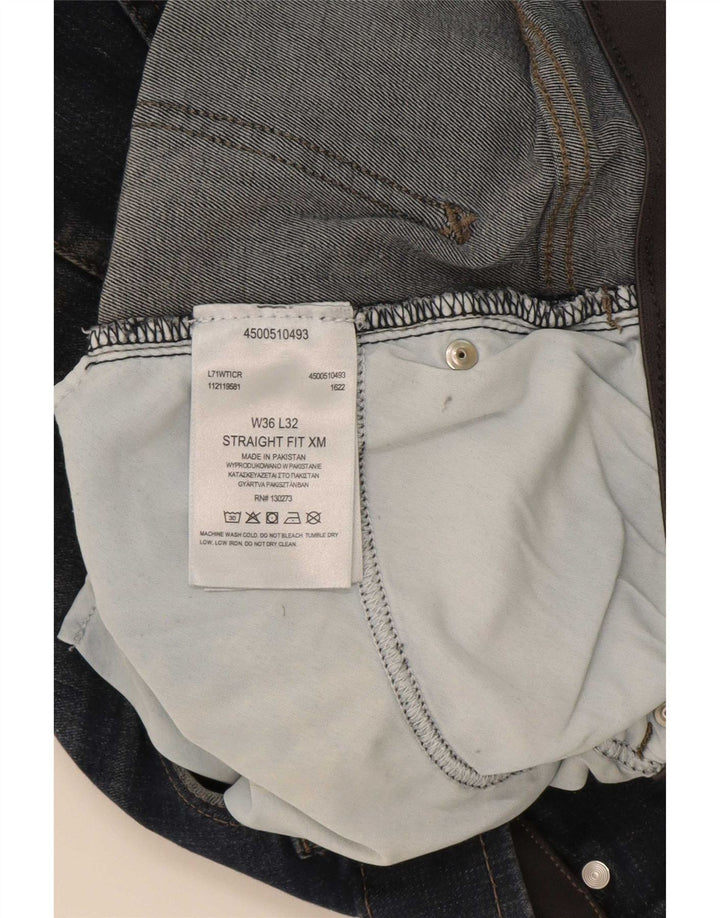 Мужские прямые джинсы Lee W36 L32, синий хлопок