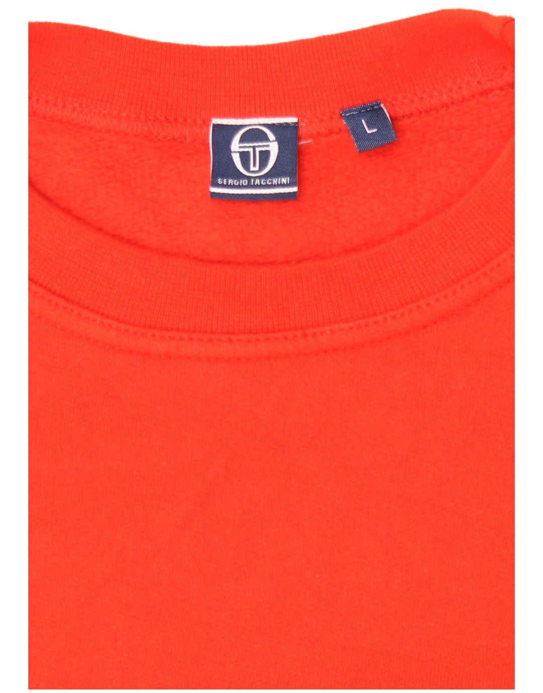 Мужской свитшот Sergio Tacchini большой оранжевый