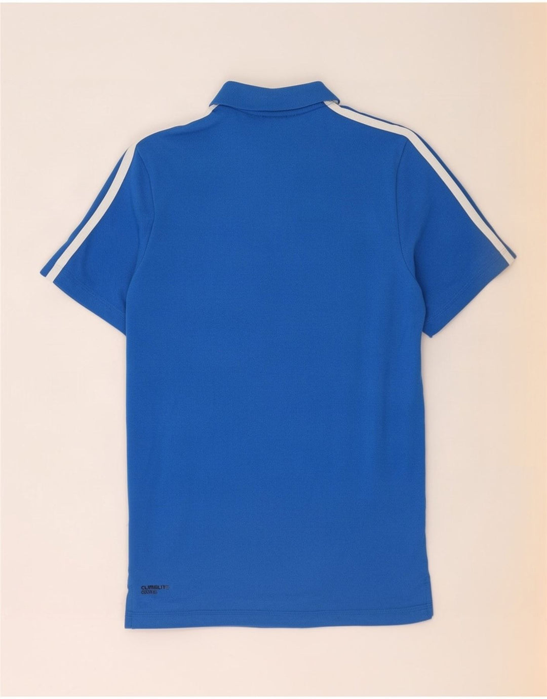 Мужская рубашка-поло Adidas Climalite, маленькая синяя, хлопок
