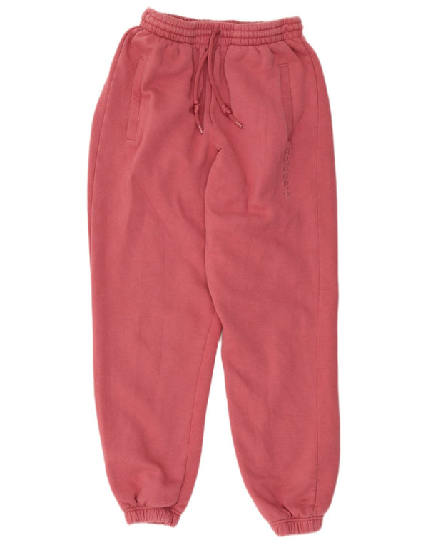 Женские спортивные брюки Adidas Joggers UK 8, маленькие розовые, хлопок