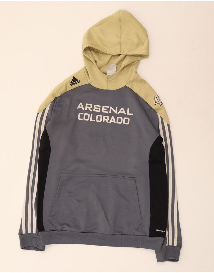 Женский джемпер с капюшоном ADIDAS Arsenal Colorado UK 16/18, большой серый