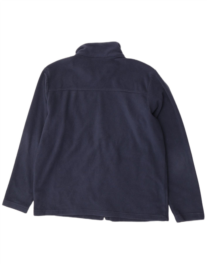 Мужская флисовая куртка Columbia UK 42 XL темно-синяя полиэстер