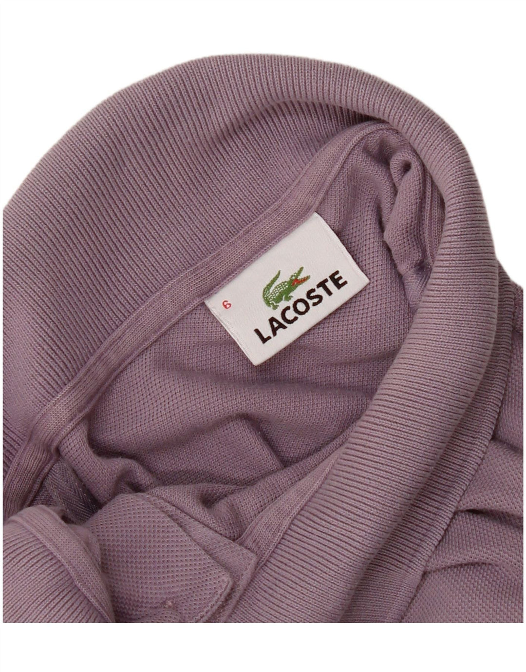 Мужская рубашка-поло Lacoste, размер 6 XL, фиолетовая