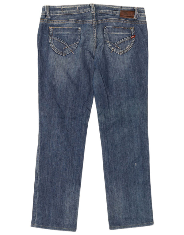 Женские прямые джинсы GAS W33 L30 синие, хлопок