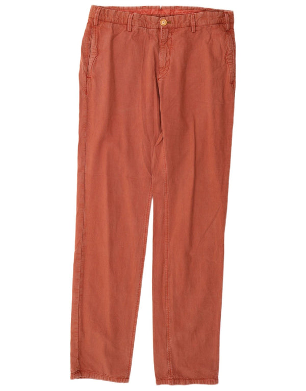 Мужские повседневные брюки-чиносы MASSIMO DUTTI EU 42, большие W32 L32, красные