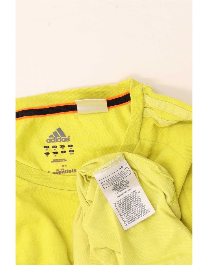 Adidas Мужская футболка Climalite Top Medium Yellow Cotton