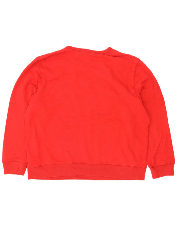 Мужской свитшот с рисунком Gap 2XL, красный хлопок