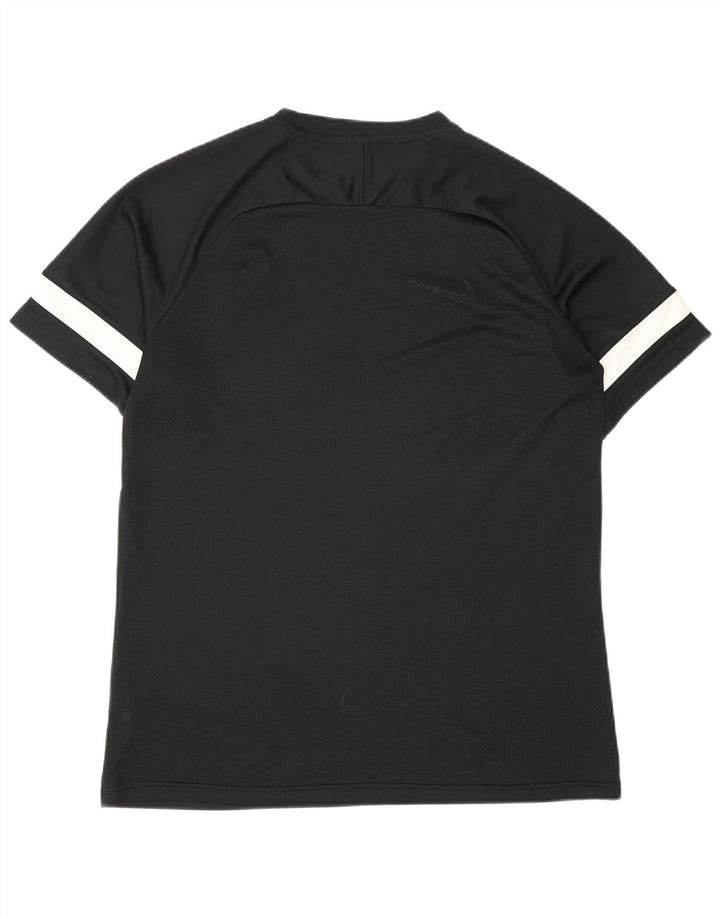 Мужская футболка Nike Dri Fit, большой черный полиэстер с цветными блоками