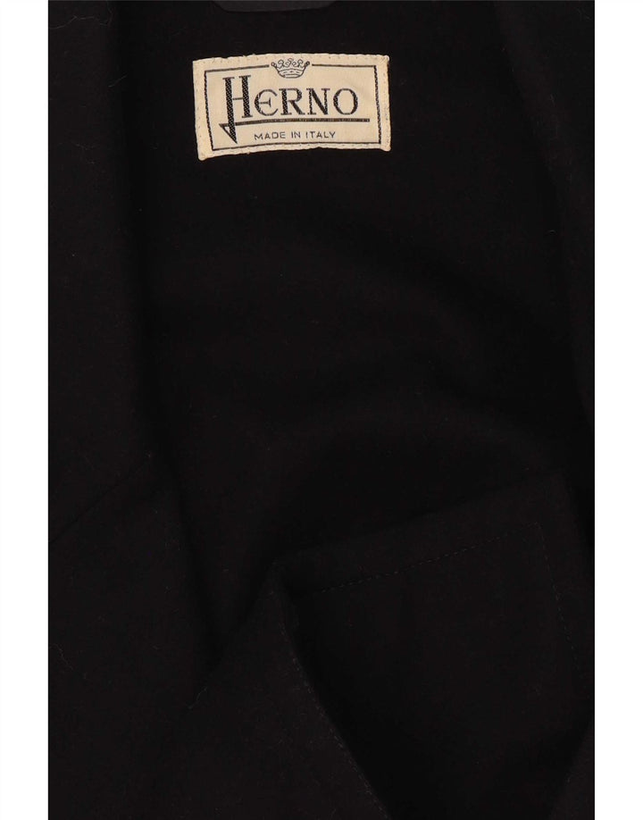 Женский пиджак Herno на 2 пуговицах IT 44, средний темно-синий, шерсть
