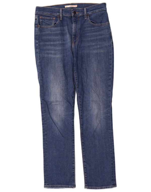 Женские прямые джинсы Levi's 724 с высокой посадкой W31 L30, синие, хлопок