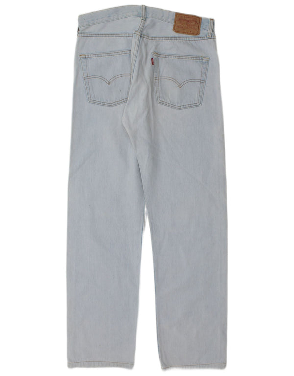 Мужские прямые джинсы Levi's 501 W33 L30 синие, хлопок