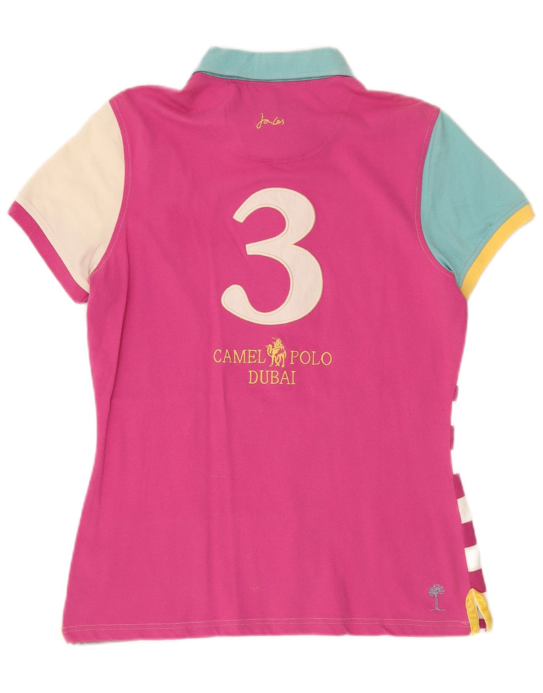 Женская рубашка поло для регби TOM JOULE Dubai с графическим рисунком, Великобритания, 16, большая, разноцветная