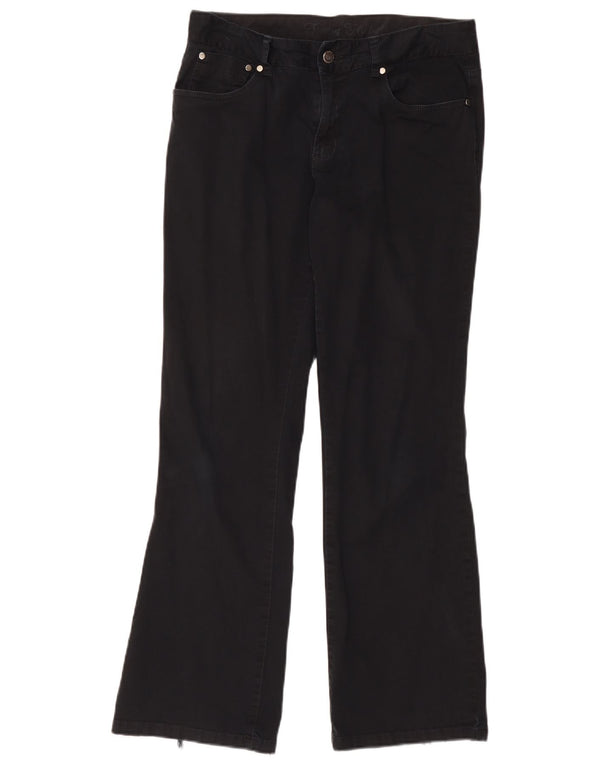 Женские джинсы Tommy Hilfiger Bootcut US 10, большие размеры W32 L31, черные хлопковые