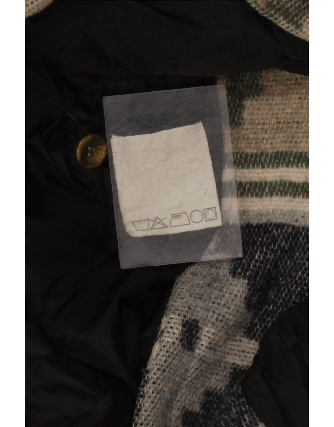 Мужской пиджак VINTAGE на 4 пуговицах, Великобритания 38, средний бежевый Fair Isle