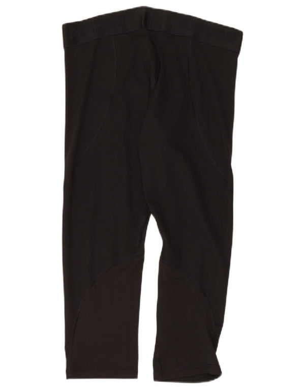 Adidas Womens Climacool Graphic Capri Leggings UK 18 XL Black