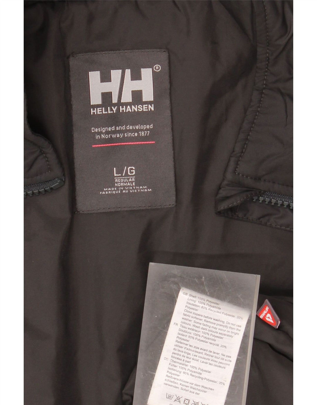 HELLY HANSEN Мужская ветровка стандартного кроя UK 40, большая черная