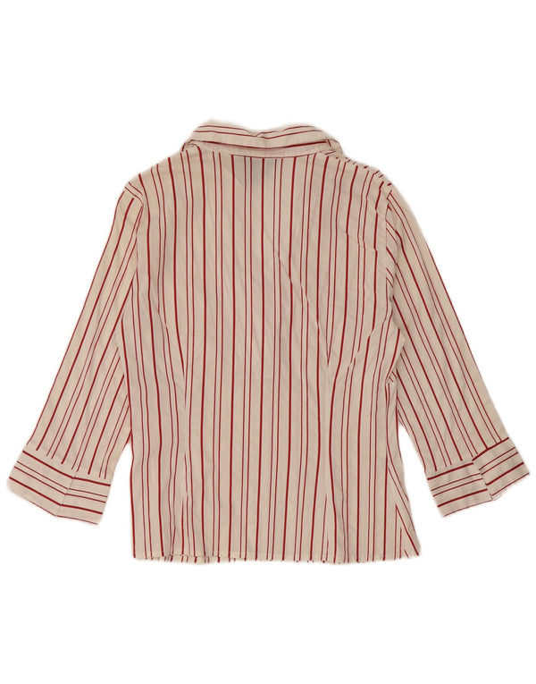 Женская пуловерная рубашка с рукавом 3/4 Zara UK 14, большая красная полоска