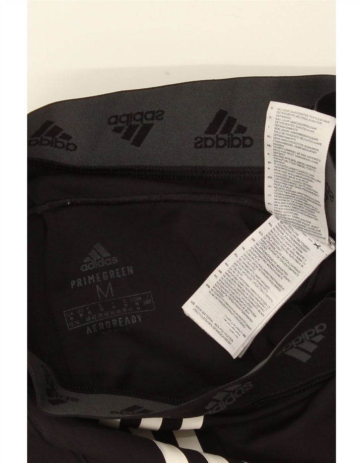 Женские леггинсы с рисунком ADIDAS Aeroready UK 12/14, средний черный полиэстер