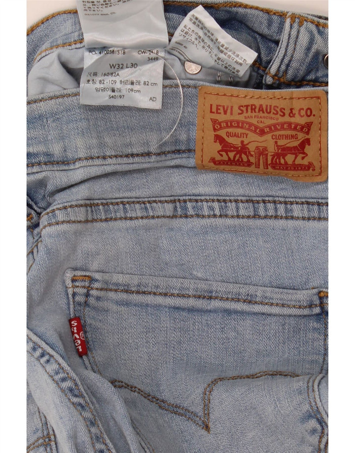 Женские прямые джинсы Levi's 314 Shaping W32 L30, синий хлопок