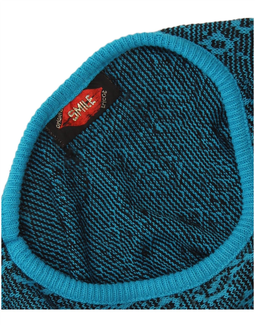 ВИНТАЖНЫЙ женский свитер с вырезом «лодочка», Великобритания, 16, большой синий с узором пейсли