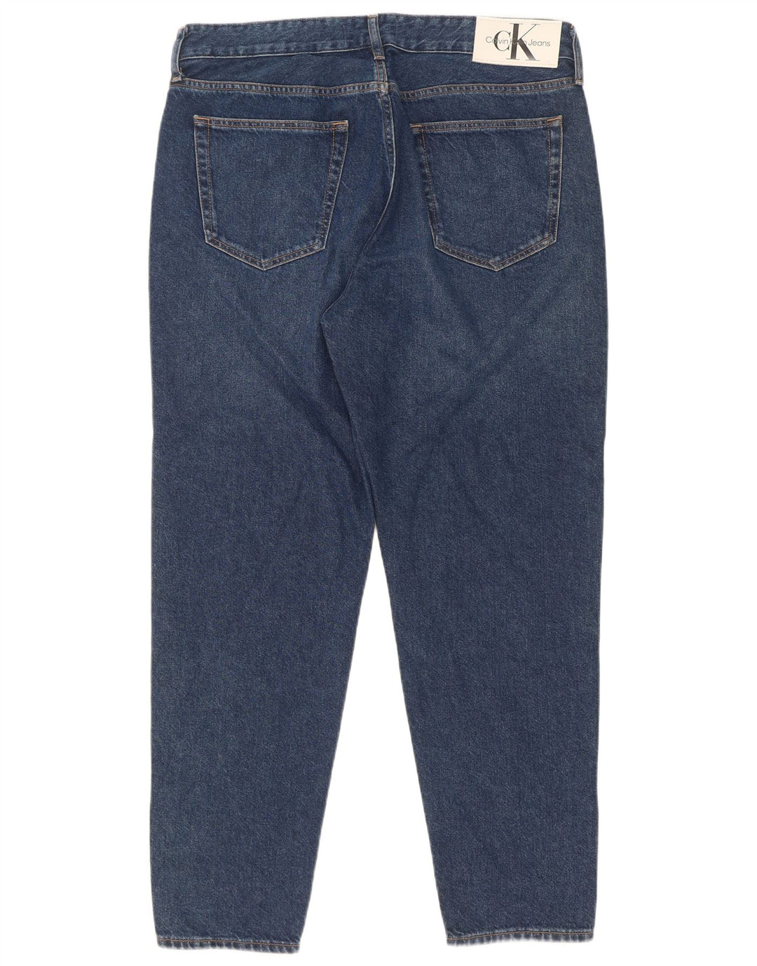 Мужские зауженные джинсы Calvin Klein W33 L30 синие, хлопок