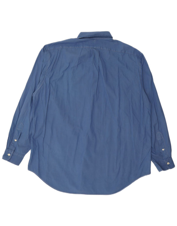 Мужская рубашка свободного кроя RALPH LAUREN Yarmouth, размер 17 XL, синяя, хлопок